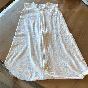 Sleeveless White Baby Sleep Sack - Halo - 6-12 months (Medium)